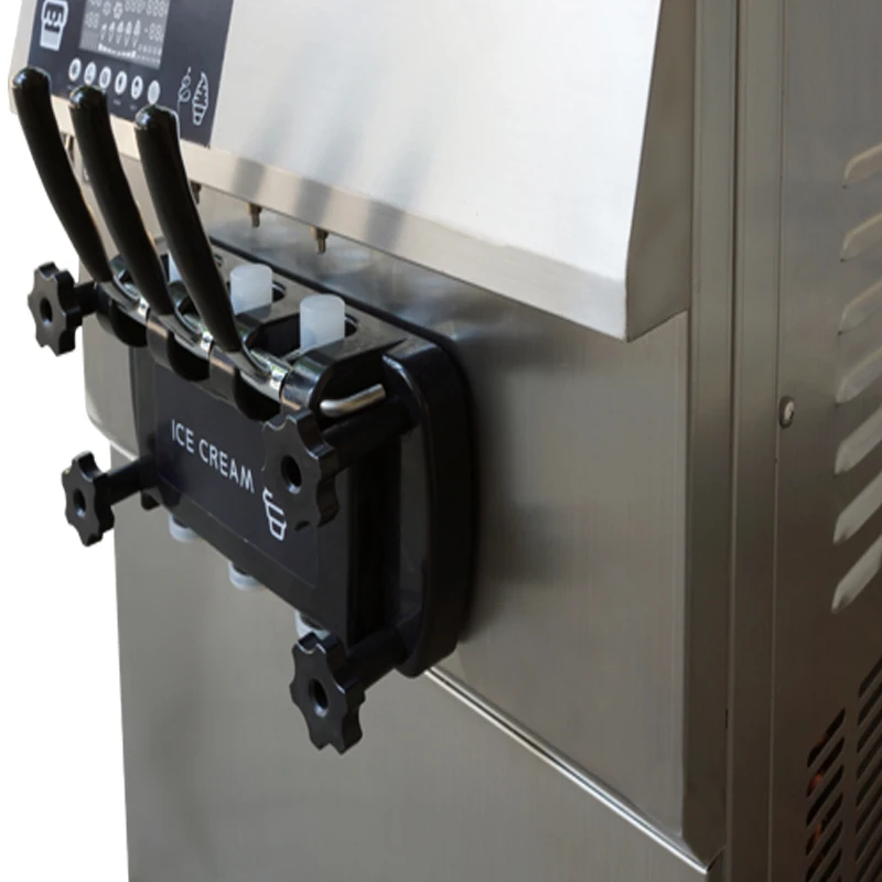 Hot Selling 1800w Commercial 6.6 to 15 Gallons per hour ice cream machine south africa for cafe