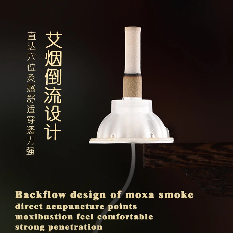 Healifty 64 Piezas mini rollo de moxa Palos de Moxa Barra para Moxibustion con Soporte