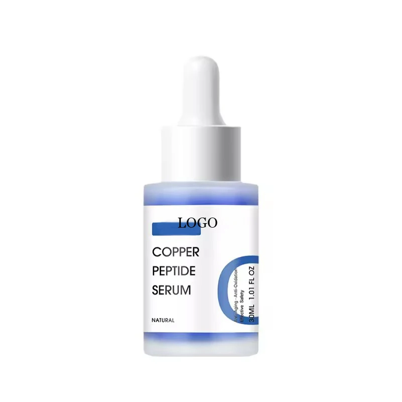 Antioxidant repair skin cell blue copper peptide serum anti-aging promote collagen regeneration copper peptide serum