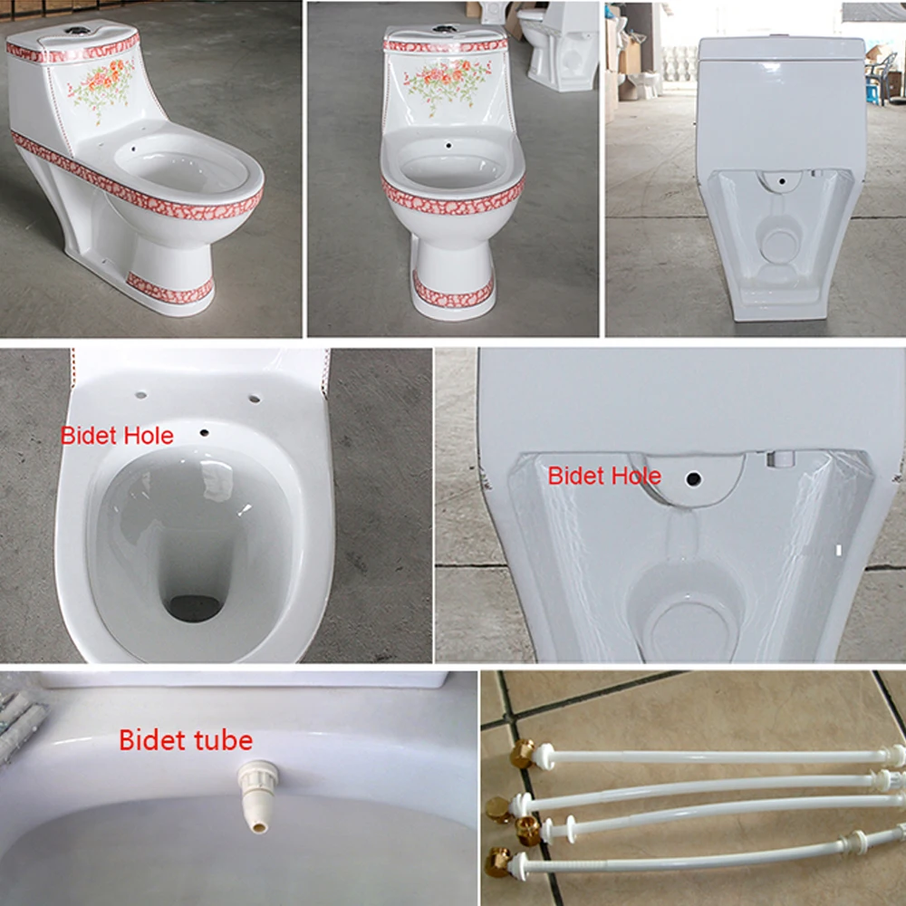Wholesale Modern White Ceramic One Piece Wash Down Toilets Floor Mounted Bathroom Wc Sanitary Ware for Hotel