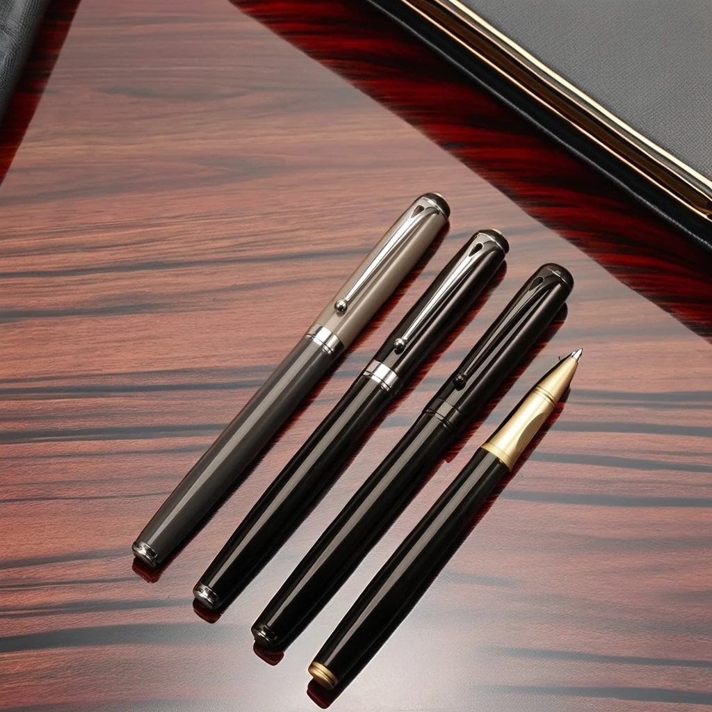 Delaiwen Wholesale Business Gift Advertising Metal Pen New Design Creative Roller Pen Novelty Ballpoint Pens for Promotion