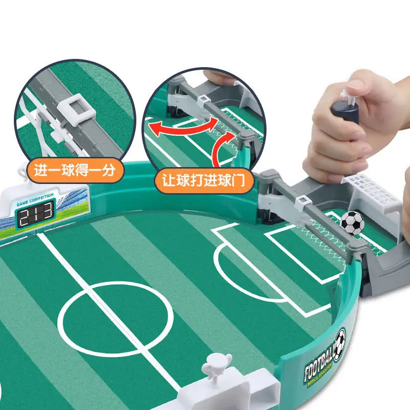 Mini Tabletop Desktop Football Toys Sports Interactive Toys for Parent-Child Puzzle Double Football Match Game Two Player Soccer