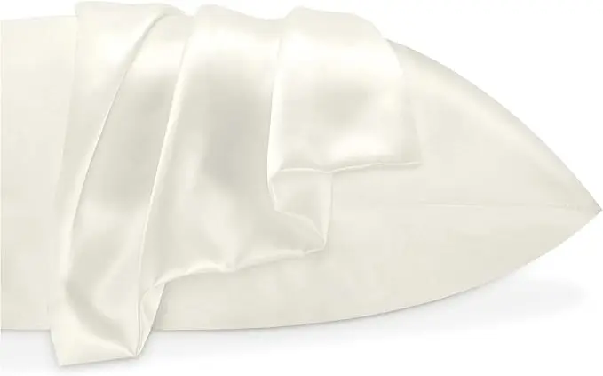 Wholesale Custom Logo Solid Color Soft Silky Satin/Viscose Envelope Design Queen King Size Pillowcase Bulk Buy Cheap Price