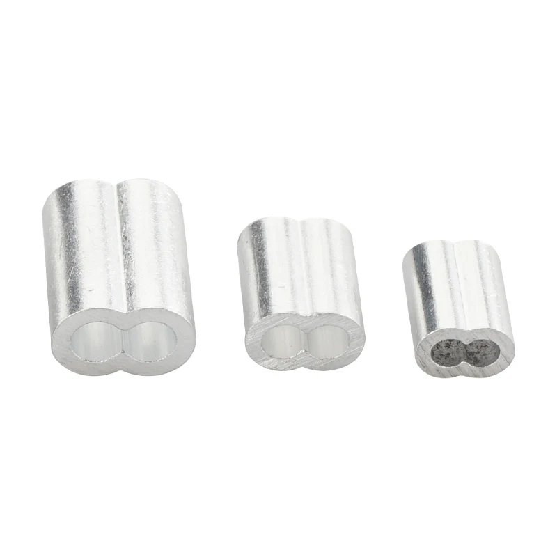Hot selling Aluminum 8 Shape Sleeve Cable Hose Aluminium Ferrule Aluminum 8 Shape Sleeve for wire rope made in china