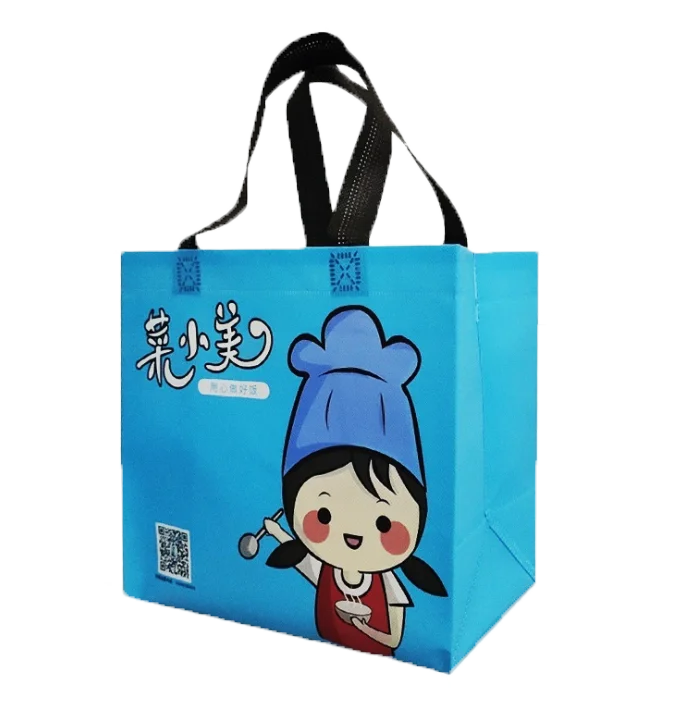  printing custom non woven takeaway advertising shopping tote