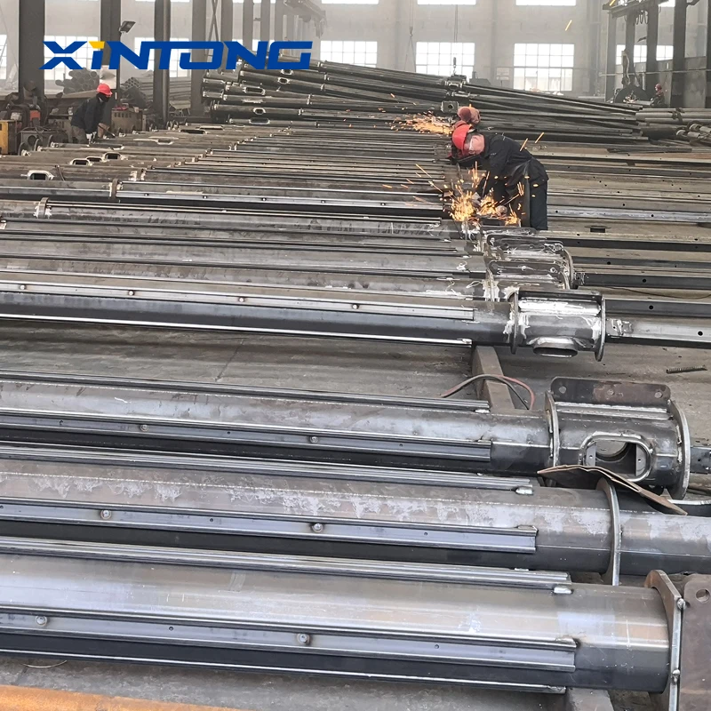 XINTONG Hot Dip Galvanized Lamp 10M 12M Octagonal Road Steel Street Light Single-arm Lamp Poles