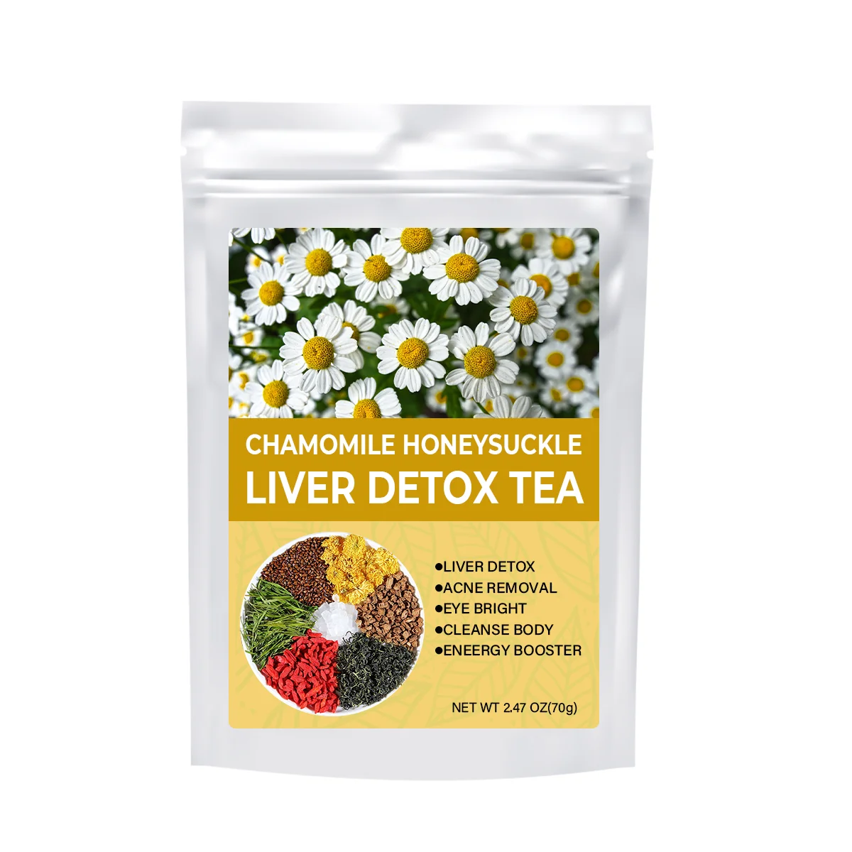 Chinese herbal tea Honeysuckle Wolfberry Chrysanthemum flower Tea