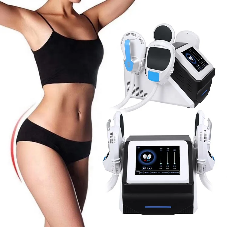 2022 muscle sculpting mini pelvic vacuum  cavitation system neo beauty portable nova rf 4 handles emslim machine