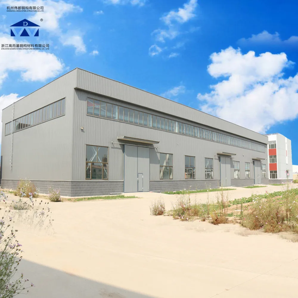 Большая пролетная сборная стальная конструкция здание/Склад/мастерские/рамы