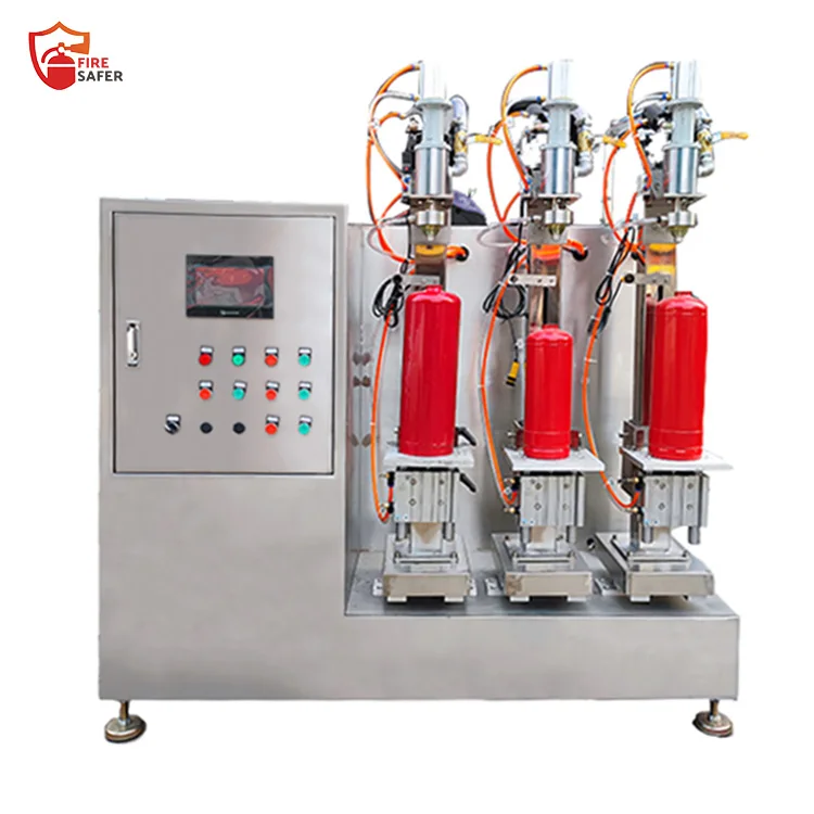 Automatic firesafer dcp abc filling machine dry powder fire extinguisher refill machine for extinguisher