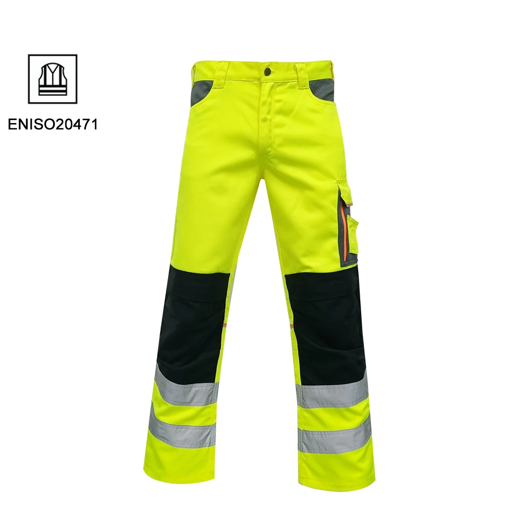 Working reflective cargo trousers workwear clothes pants