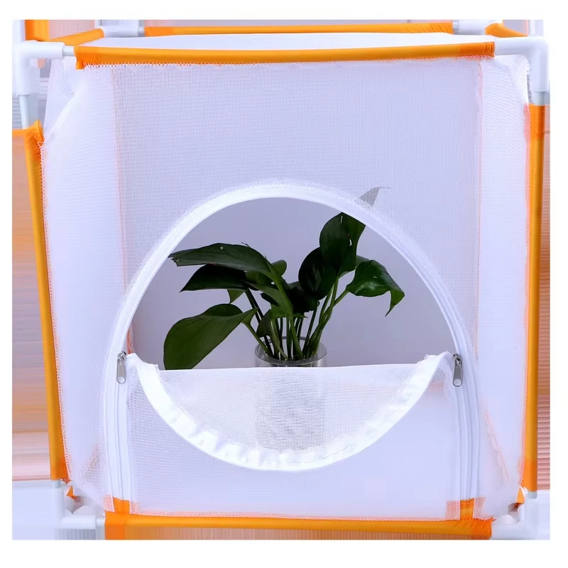 Joysing Insect Cage Collapsible Mosquito Net Cage Insect Net Cage Fiberglass Tube Frame