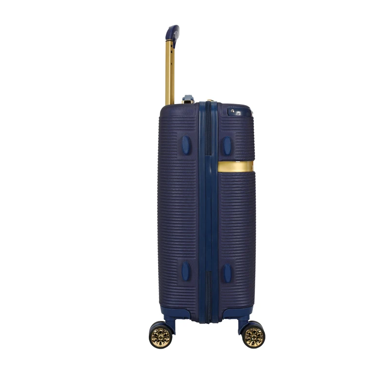Customized ABS+PP Luggage Travel Durable PP Trolley Suitcase Rolling Hard