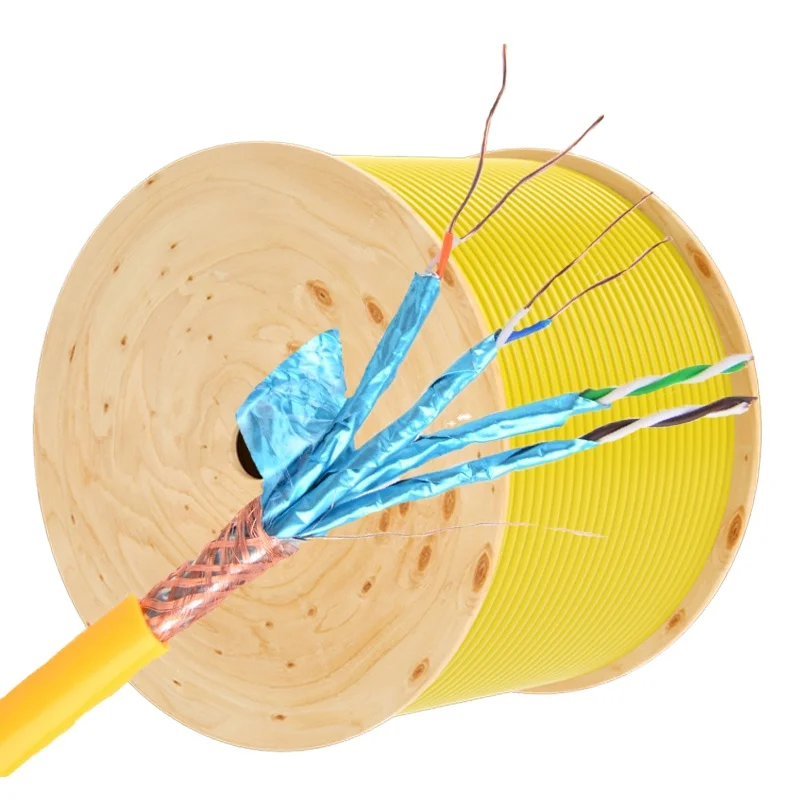 Factory direct supply Cat 7 Cat8 10 Foot Ethernet Cable Sftp Tester Lszh 23awg Copper 100m 300m 305m 500m1000ft 1000mhz Cat7