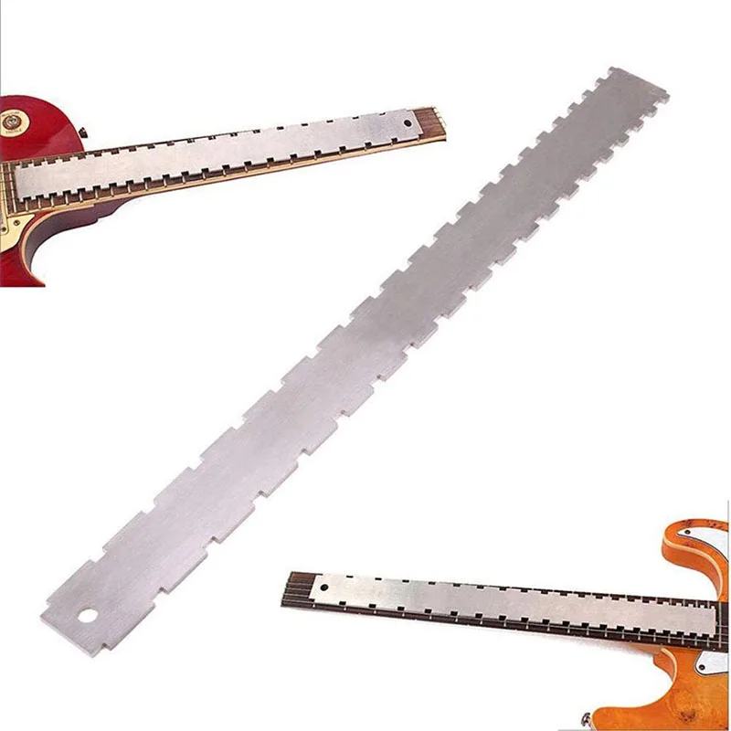 Factory Sale  Luthiers Tool with Guitar Neck Notched Straight Edge String Action Ruler Gauge