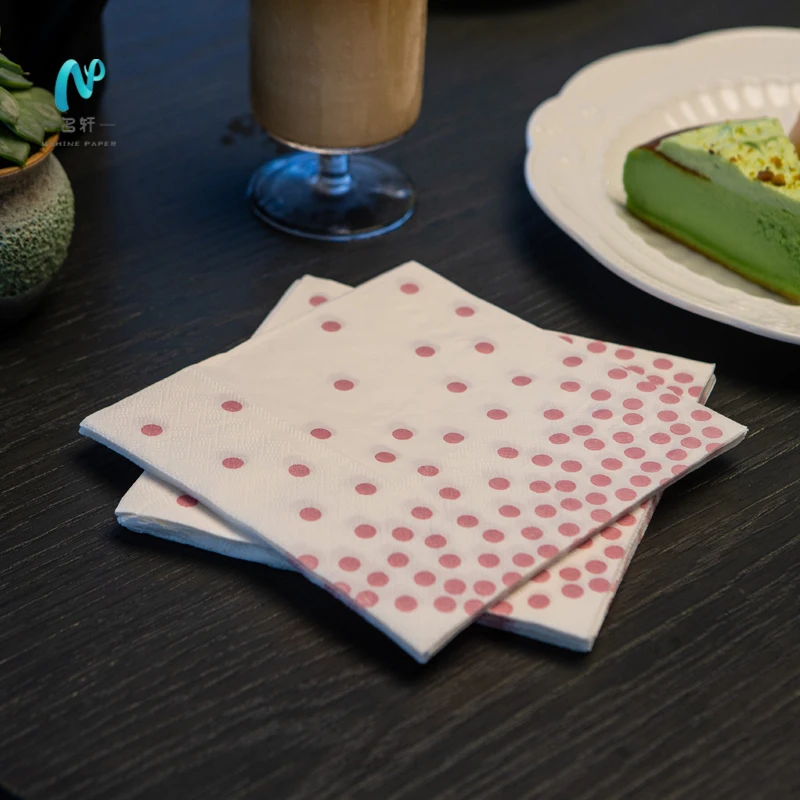 MingXuan hot sales High Quality custom 100% virgin wood pulp bar airlaid linen disposable luxury colored napkins