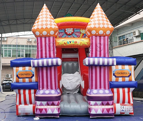 Commercial slide ferris wheel big event party size inflatable jumper with dry used commercial for