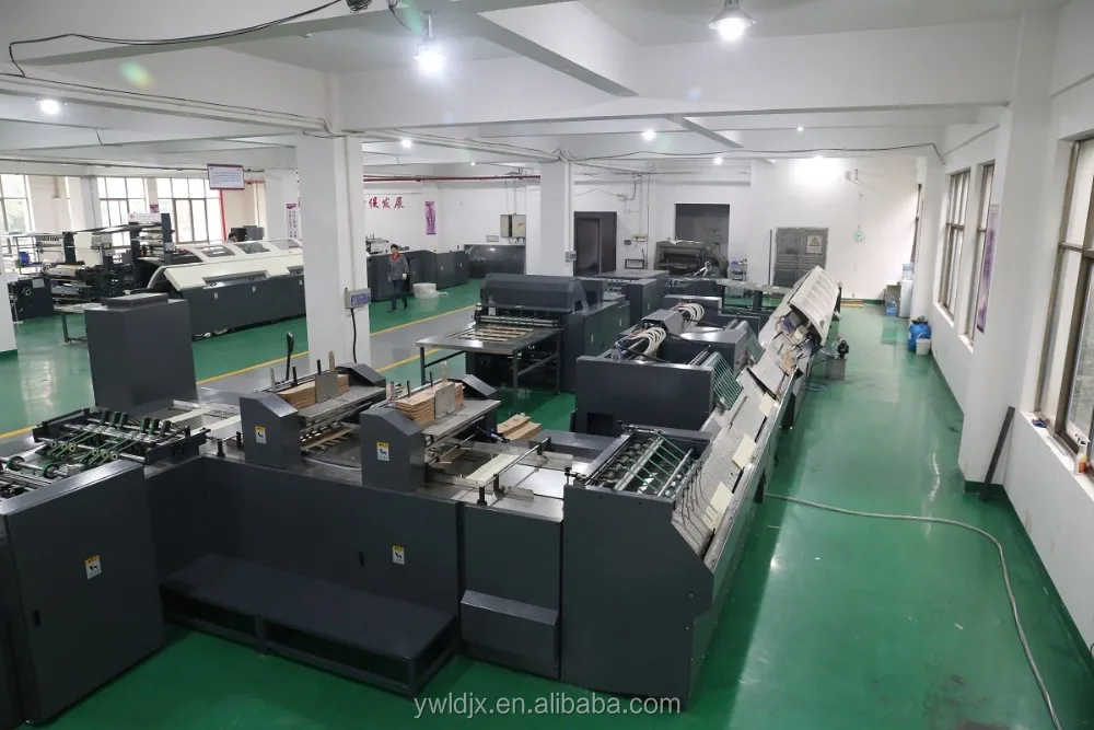Plastic cover notebook complete production line