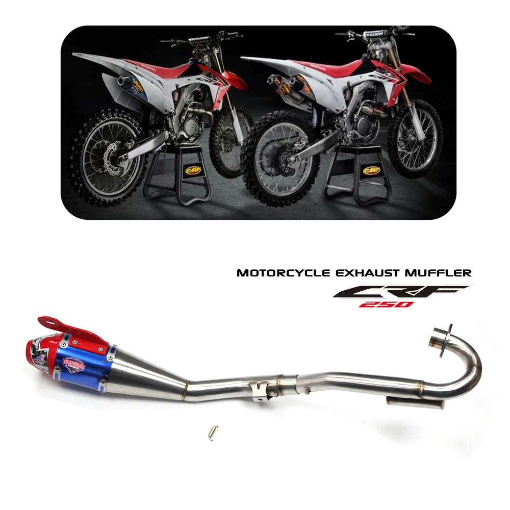 Выхлопная система для мотоцикла, выхлопная система для HONDA CRF250 CRF 250, глушитель для мотоцикла