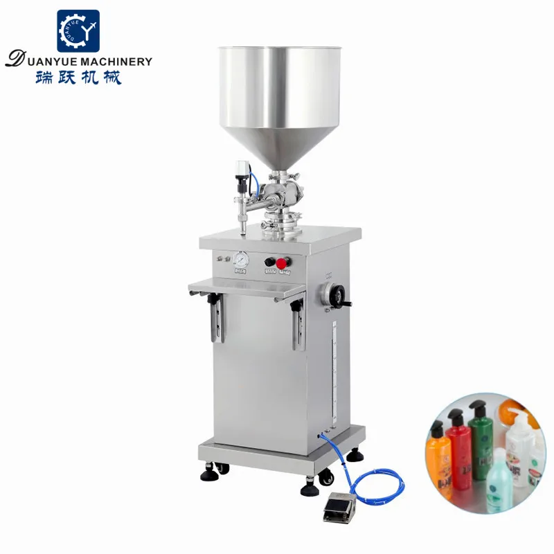 Paste Filling Machine Semi Automatic Oil Butter Chili Oil Ointment Cream Lotion Cosmetic Filling Machine