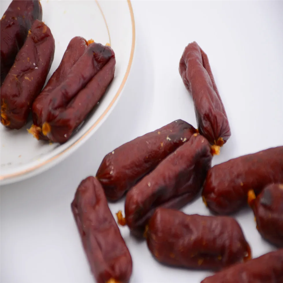 duck sausage dog treat healthy dog snack factory wholesale oem private label