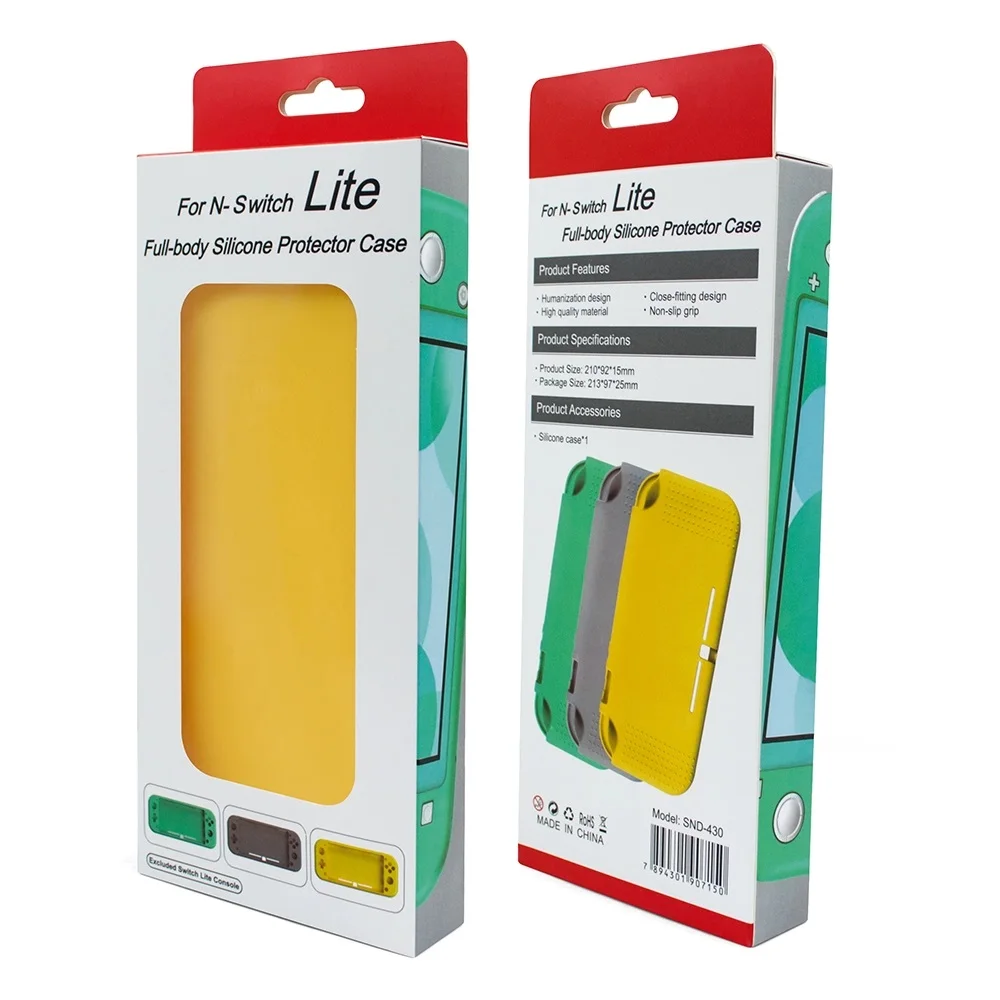  2021 High quality Odorless silicone cover protective case shell for nintendo switch lite console