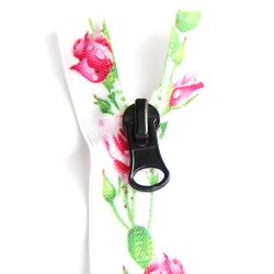 UYY Black Pink Invisible Zipper Nylon Custom Pulls #5 Airtight Zipper