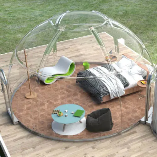  Термоформованный прозрачный купол из поликарбоната igloo для