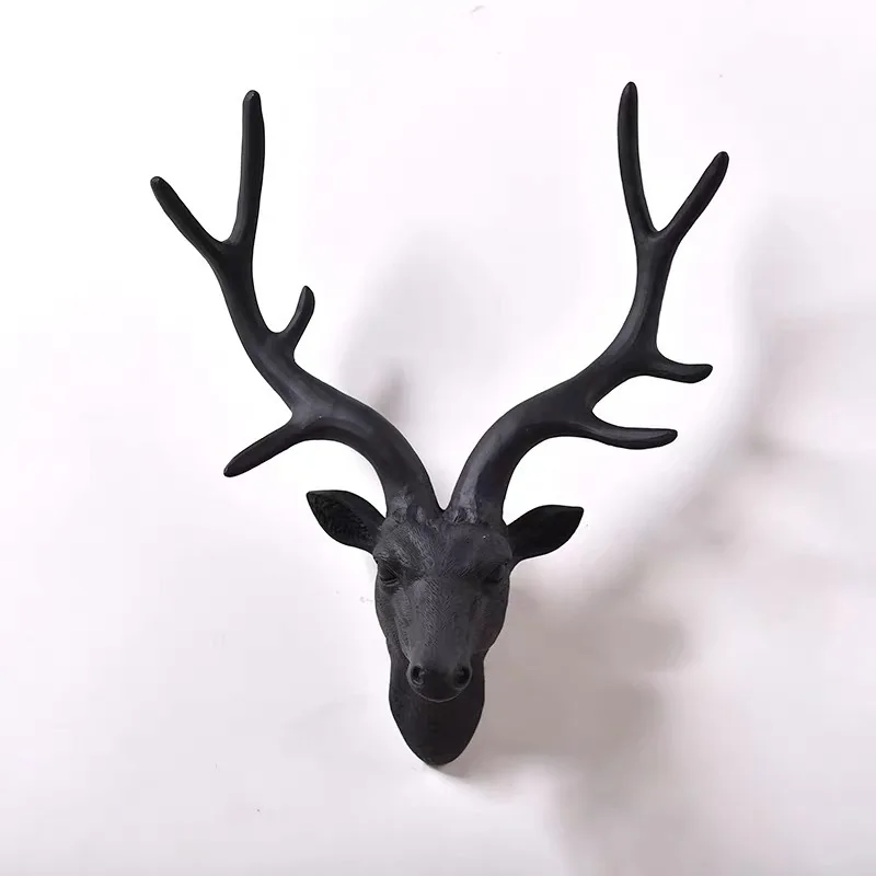 Resin deer head wall decoration animal head on the wall home decor