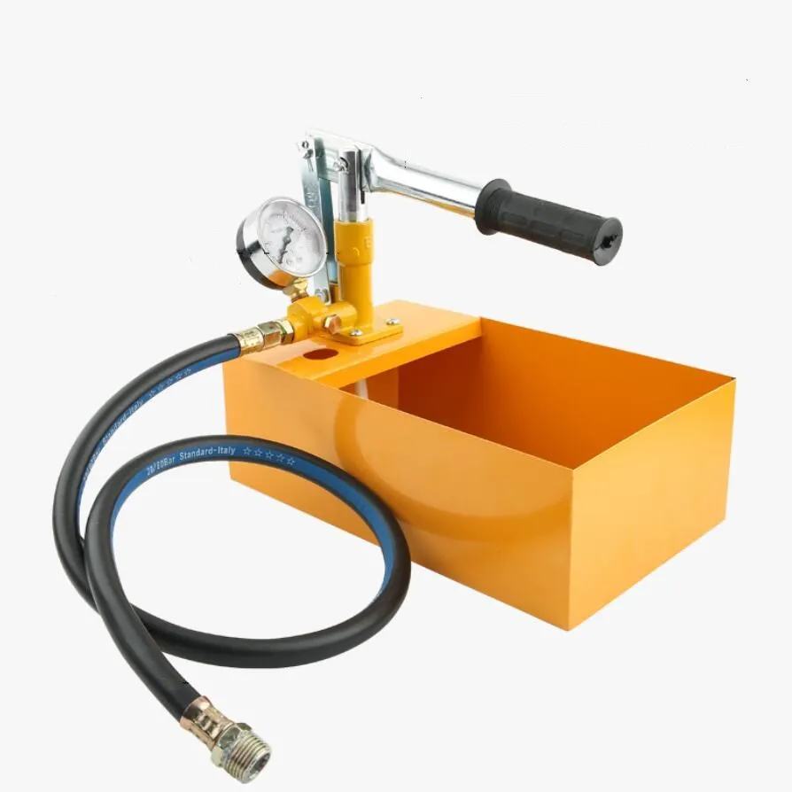 High pressure manual pump hydraulic test pump Pipeline Pressure Test 25kg