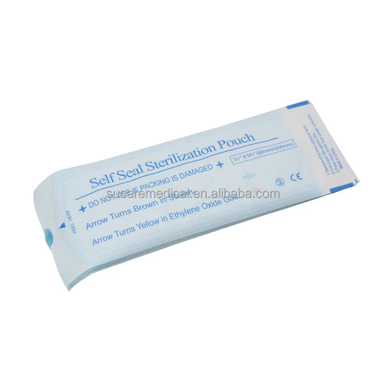 Одноразовый самозапечатывающийся стерилизационный мешочек 90 мм x 250 инструменты для маникюра мешок дезинфекции автоклава