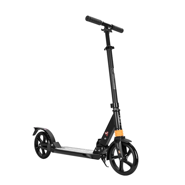 
kick scooters adult 12 mini two foot plate push scooter with foot brake folding foot pedal scooter 