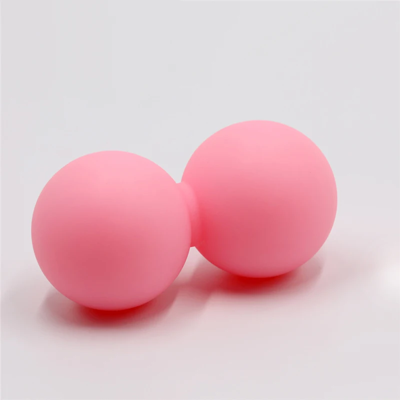  Wholesale New Non-toxic Eco Silicone Double Peanut Lacrosse massage