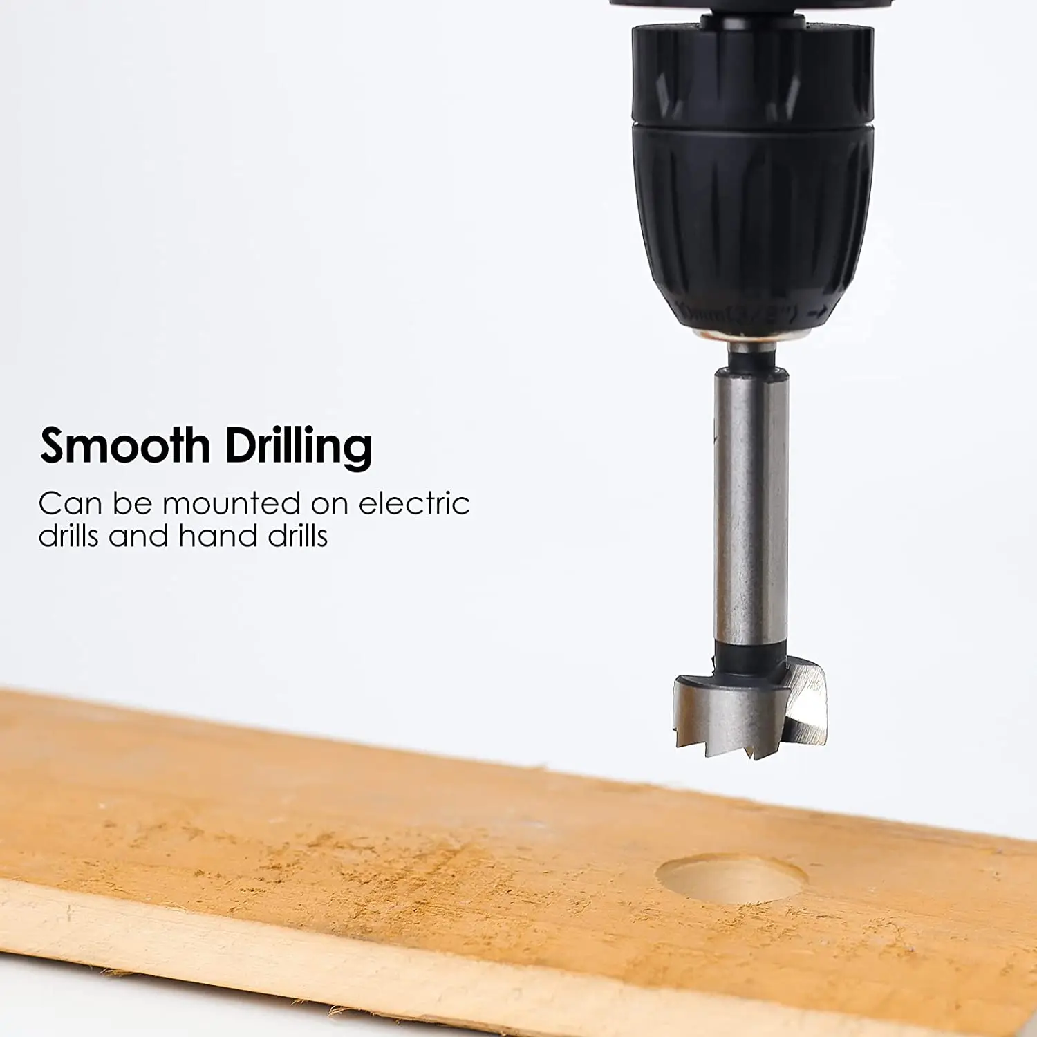 Forstner Bit Set 16 Pcs - Wood Drilling, Forstner Drill Bit with Center Positioning