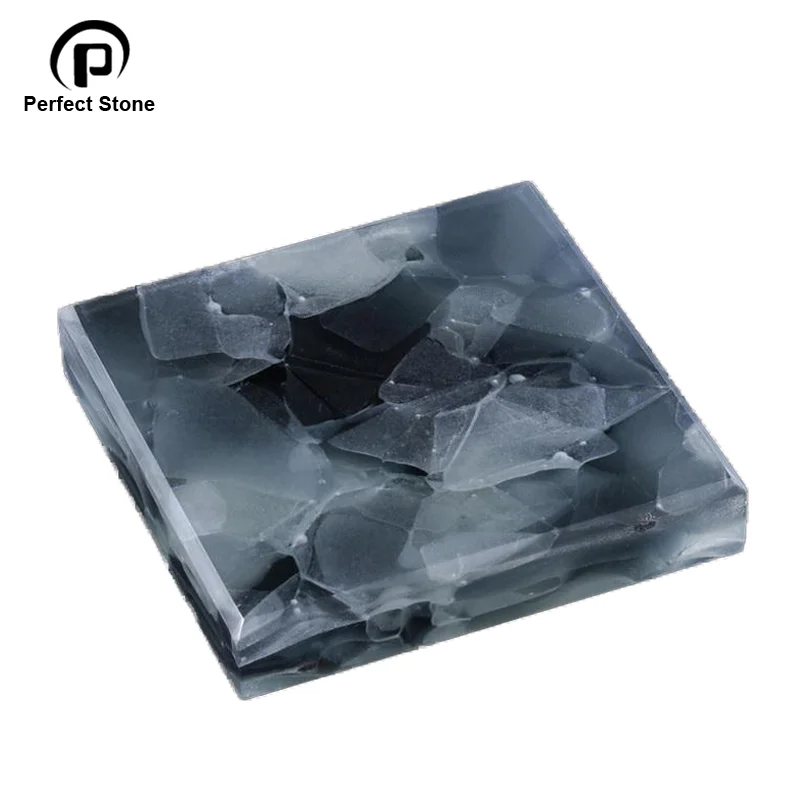 High value polished glass onyx artificial  luxury onyx decorative stone