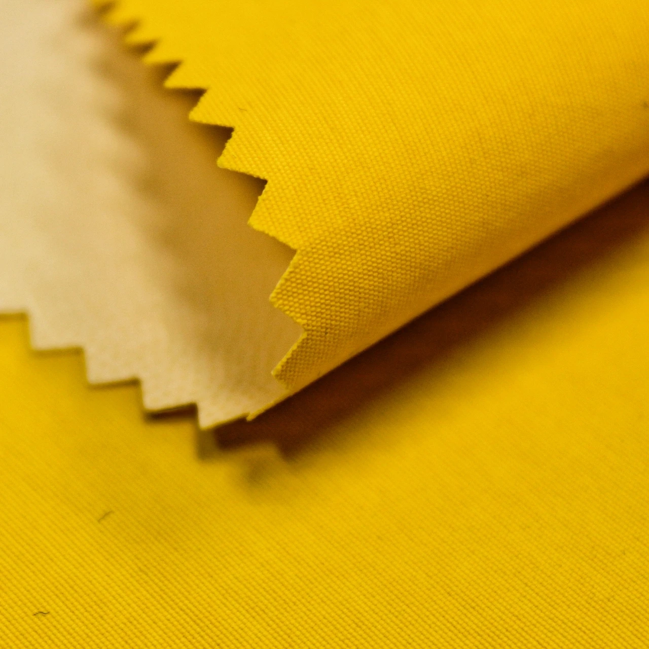 Wholesale  yellow Microfiber Fabric TPU coated laminated outdoor waterproof fabric uk
