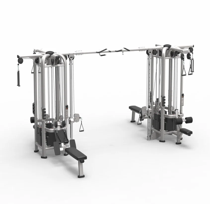 8 Multi Functional Strength Machine commercial gym fitness pin loaded cable crossover 8 stations jungle gym multi gym equipment