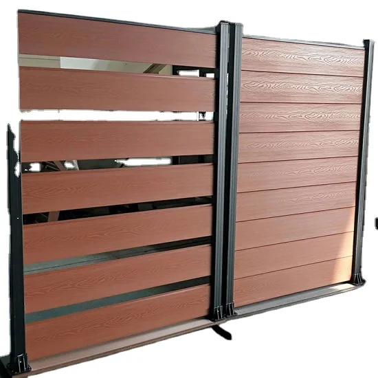 Wholesale WPC Fencing Panel for Balcony Garden Outdoor environmentally-friendly fencing