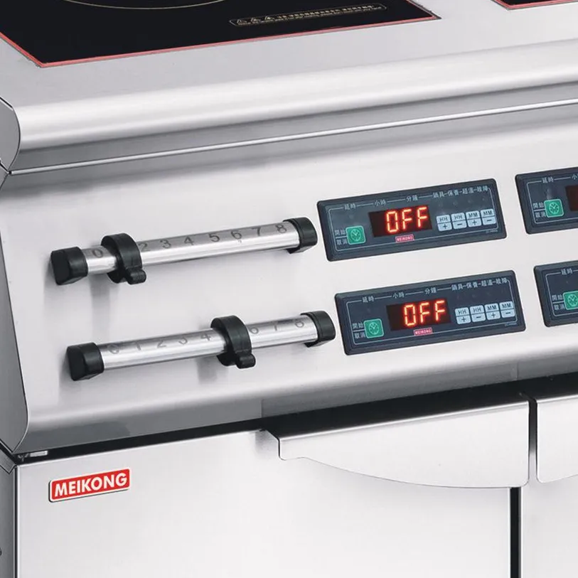 Commercial Induction Cooker Restaurant Induction Electric Range Cooker 4 Burner Electric Hob with Cabinet
