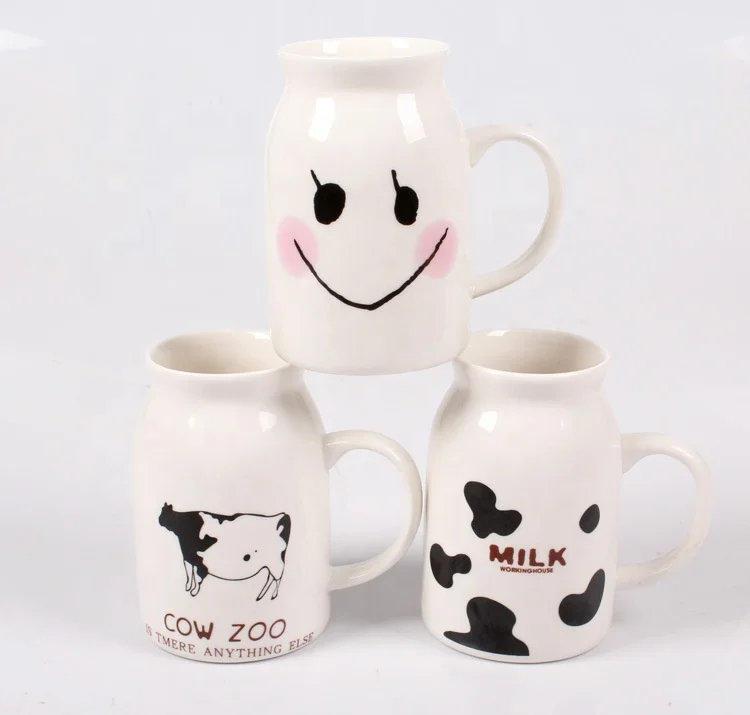 
Cute Ceramic Milk Cups Coffee Mugs Breakfast Cups 