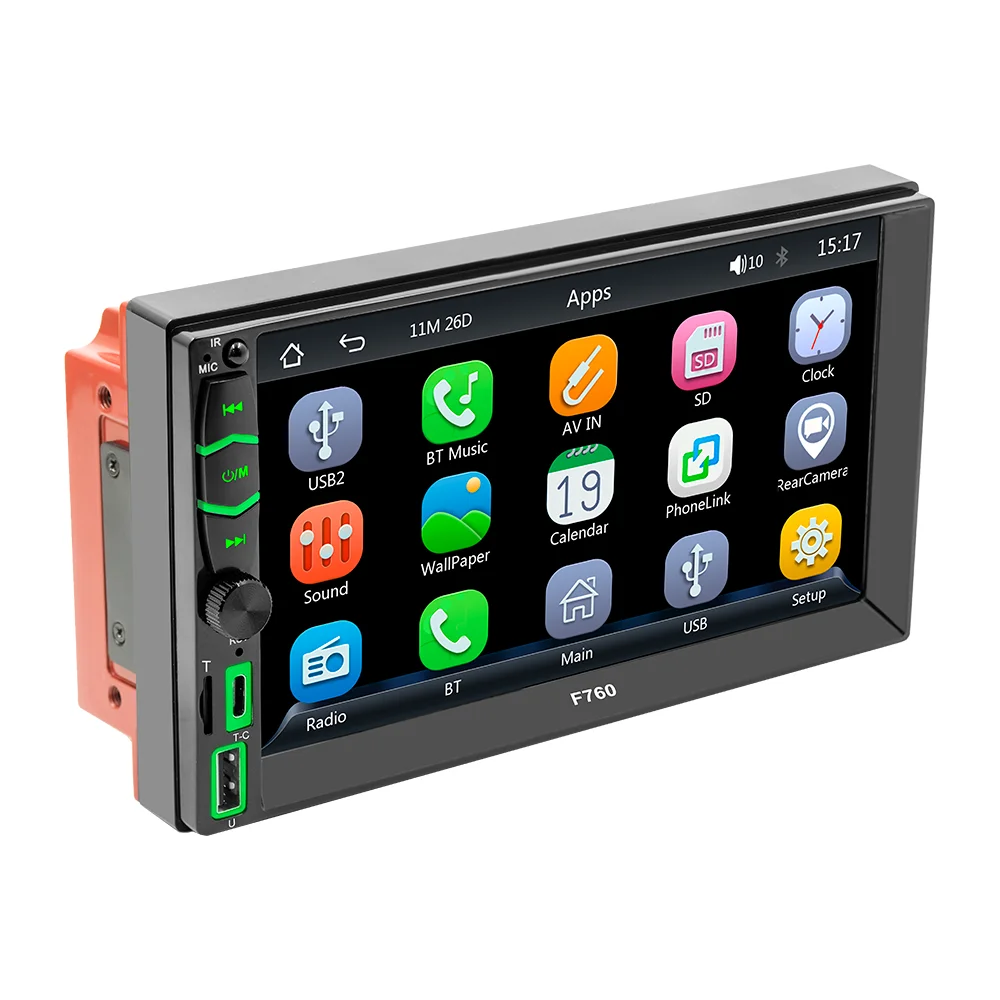 Autoradio Mirror Link Support Rear View Camera Wireless Mirrolink Carplay Android Auto Double Din Mp5 Radio For Car Dvd Player