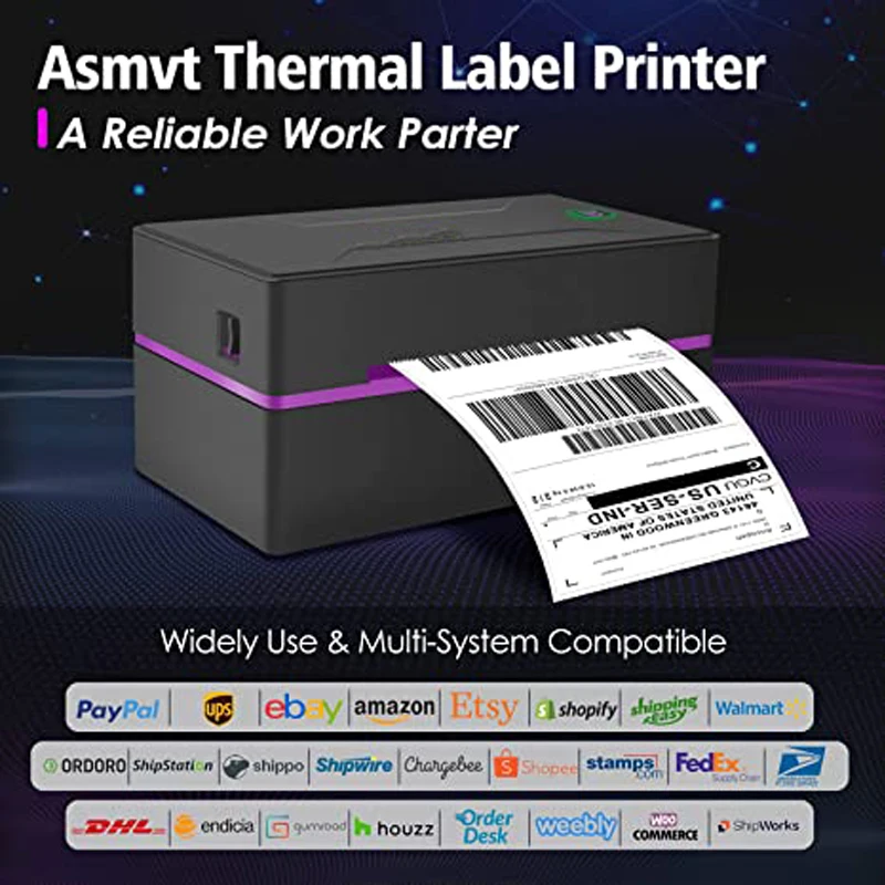 UPS DHL Air waybill thermal barcode printer free application for mobile phone sticker thermal printer for computer