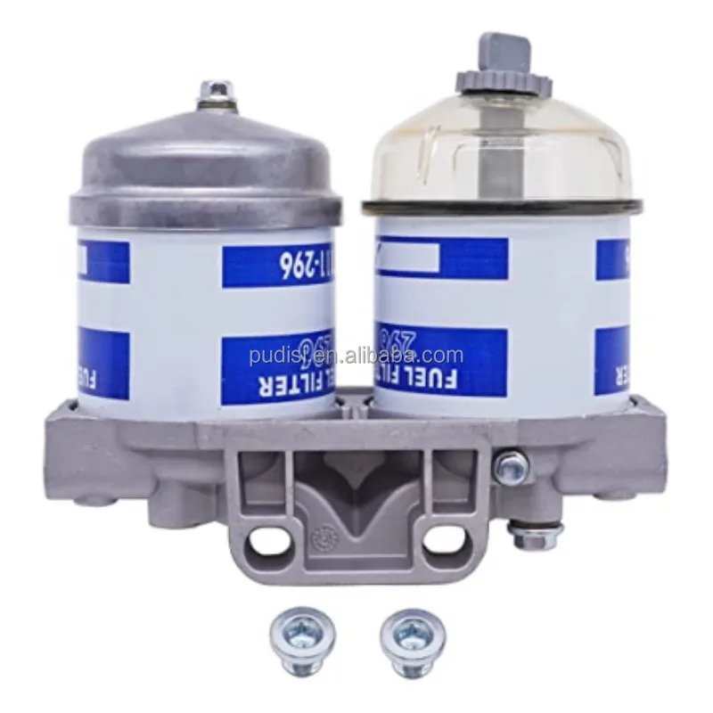 Pudis 7111-296Tractor Dual Fuel Filter Assembly C5NE9165B EBPN9N166AA for Tractors 2000 3000 4000 5000 6600 7700