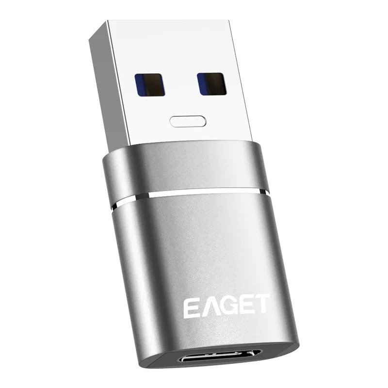 Мини-адаптер Eaget EZ06 с поддержкой OTG для зарядки и передачи данных переходник Type-C «папа» на USB 3 0