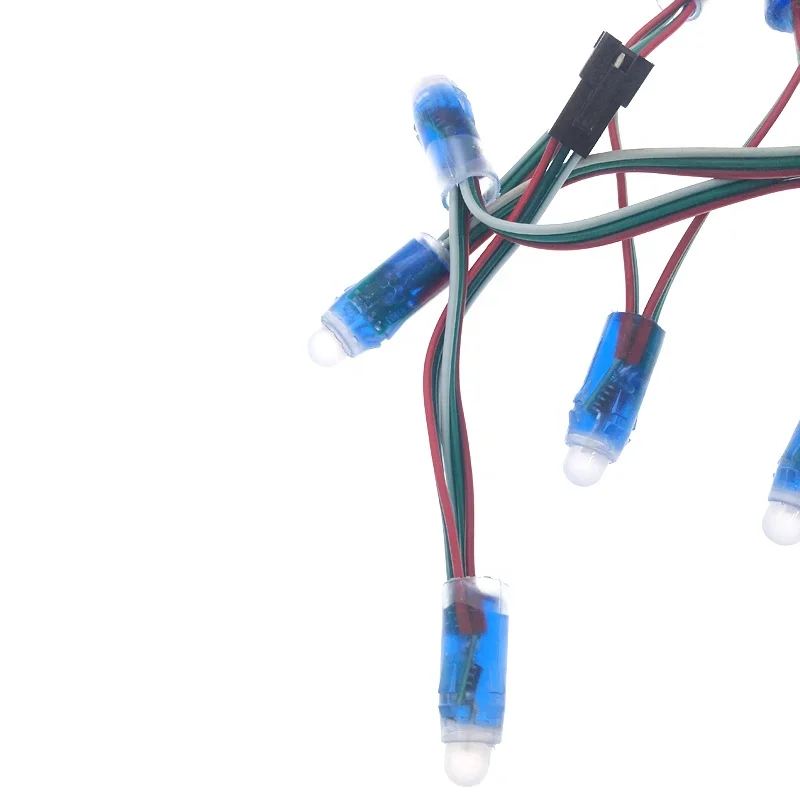Полноцветный rgb-модуль с подсветкой 5 В IP68 адресная светодиодная Пиксельная подсветка WS2811 12