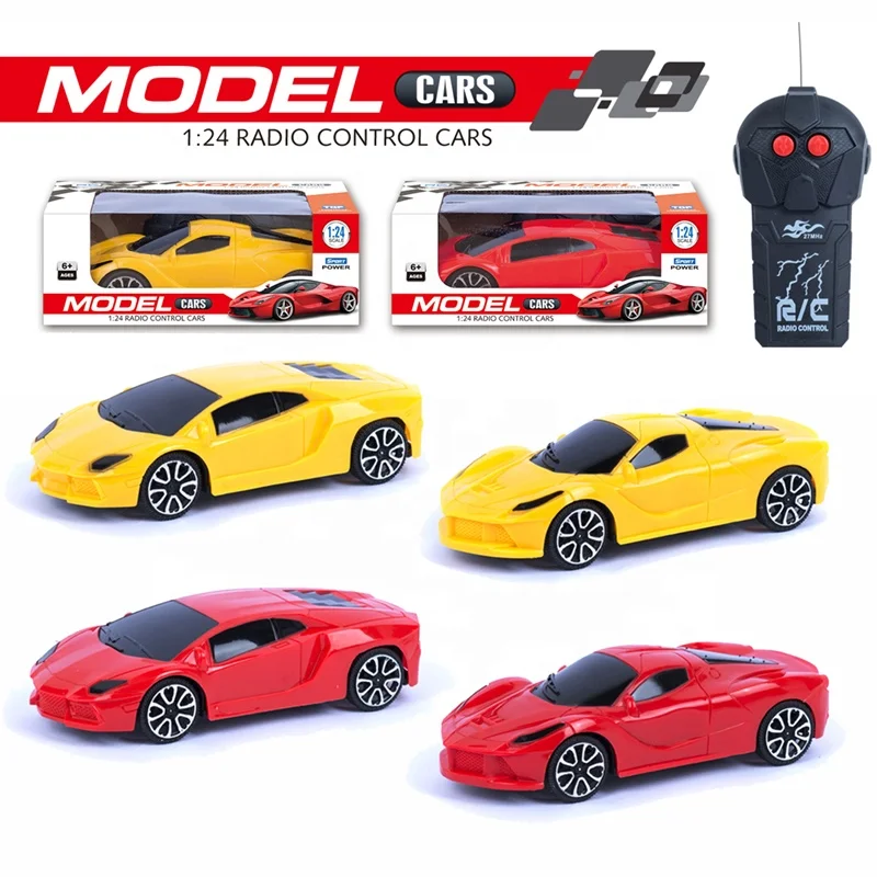 Low Price 1:24 2Ch Remote Control Racing Simulation Electric RC Sport Car Toy Model