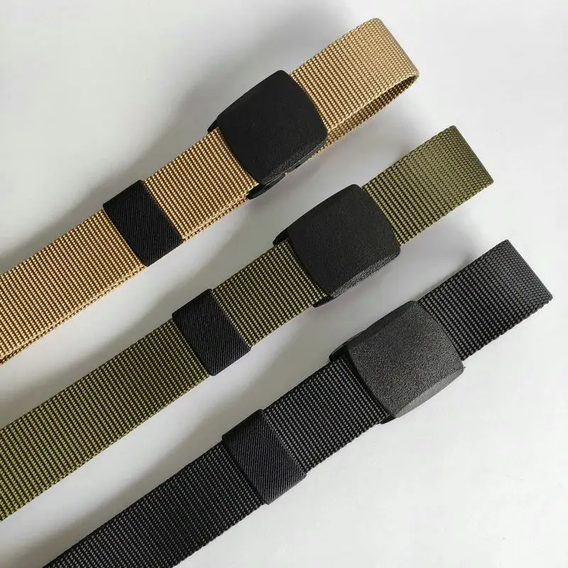 Q140 Custom High Quality Strap Automatic Buckle Nylon Belt Male Tactical Waist Belt Men Canvas Fabric Belts