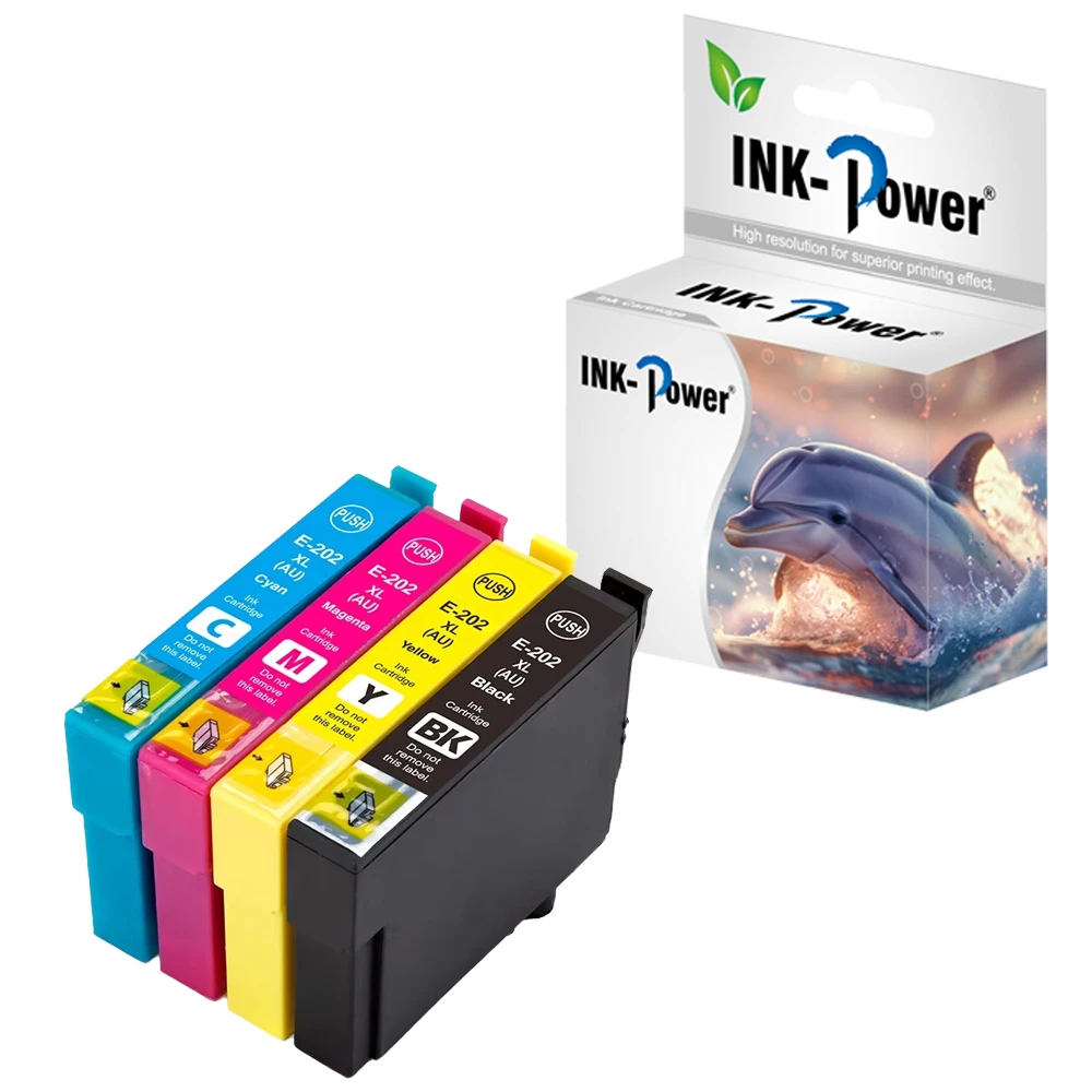 INK-мощность 202 XL 202XL T202 T202XL E-202XL Премиум Совместимость Цветной струйный картридж с чернилами для принтера Epson Xp-5100 WF-2860 принтер
