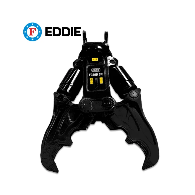 Eddie Hydraulic 360 Degree Free Rotation Crusher 10~35ton Excavator Construction Machinery Attachments