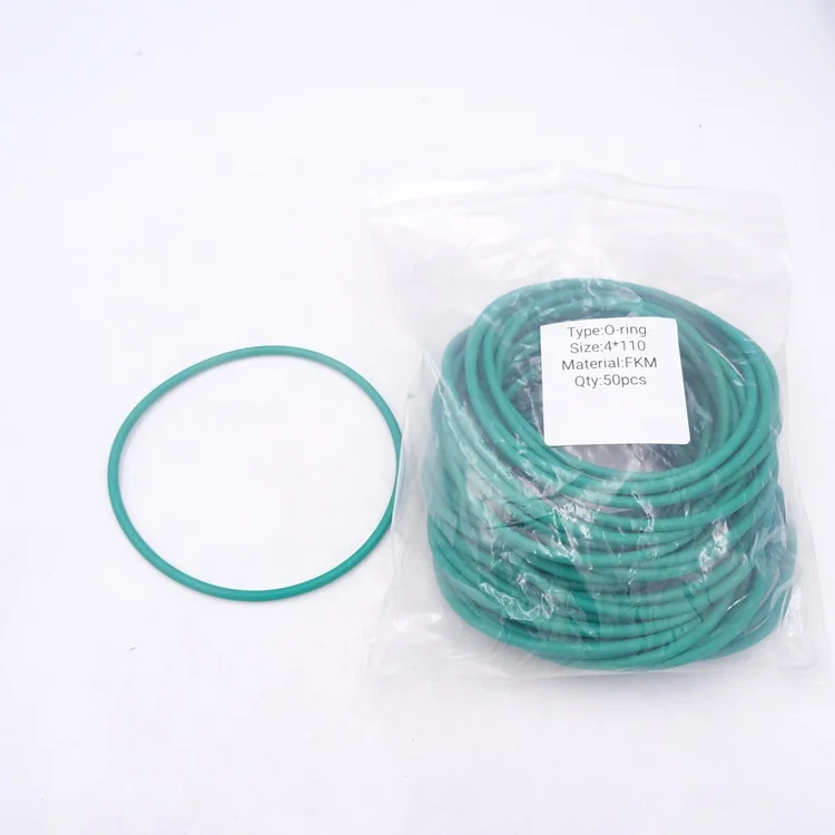 Standard 4x110 Vitons FKM Green Color O Ring For Sealing